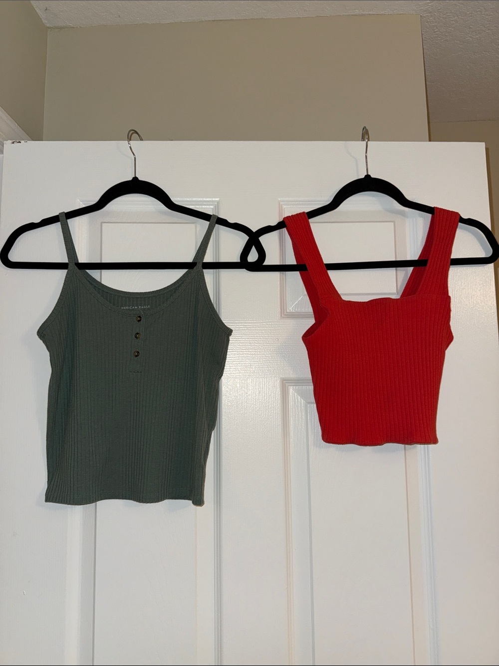 American Eagle Outfitters Cropped Tank Tops